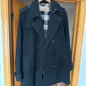Burberry Pea Coat Iconic Wool Classic